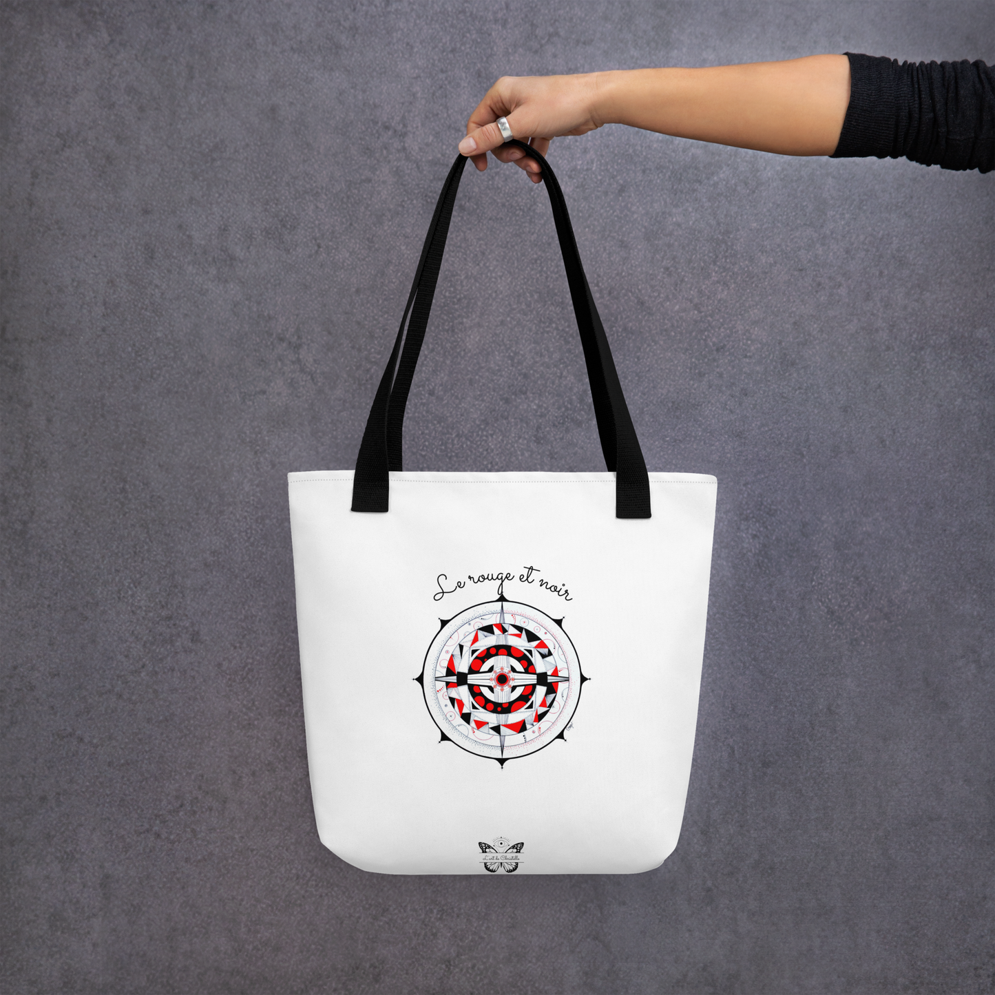 Sac fourre-tout "Le rouge et noir"