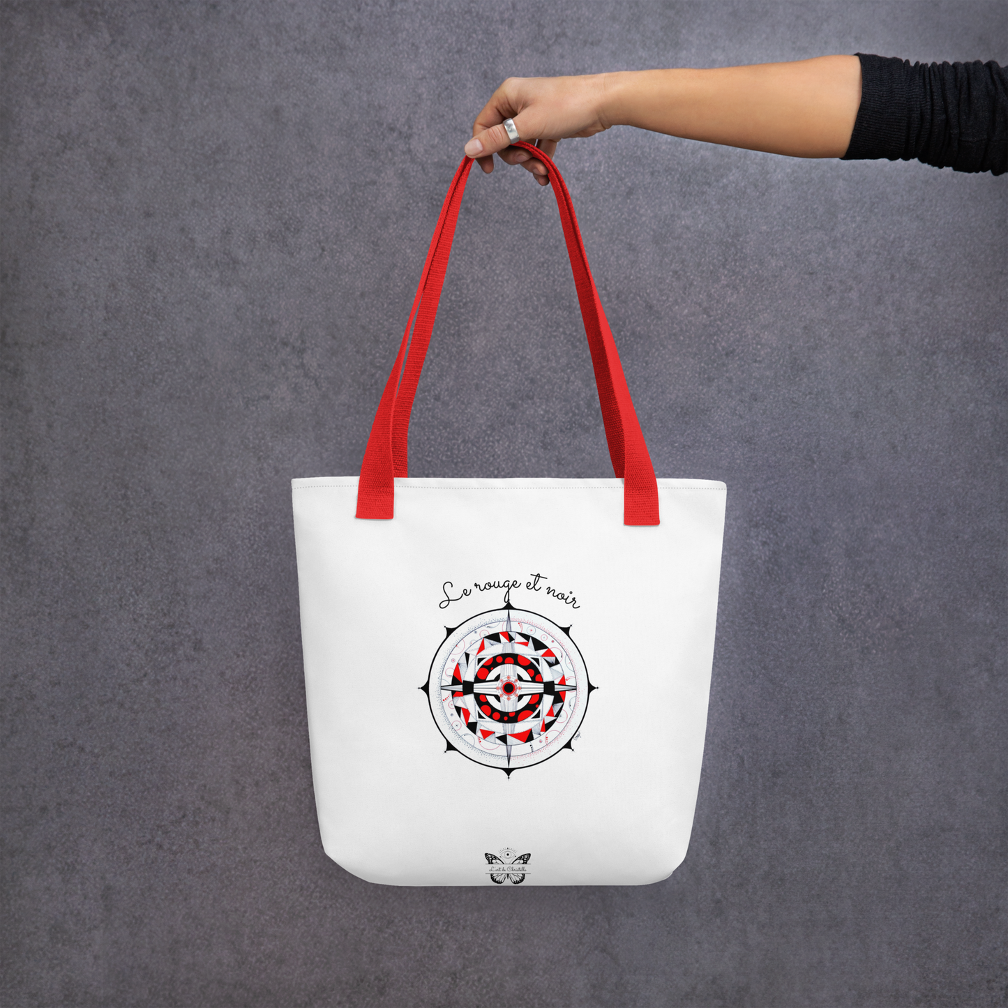 Sac fourre-tout "Le rouge et noir"