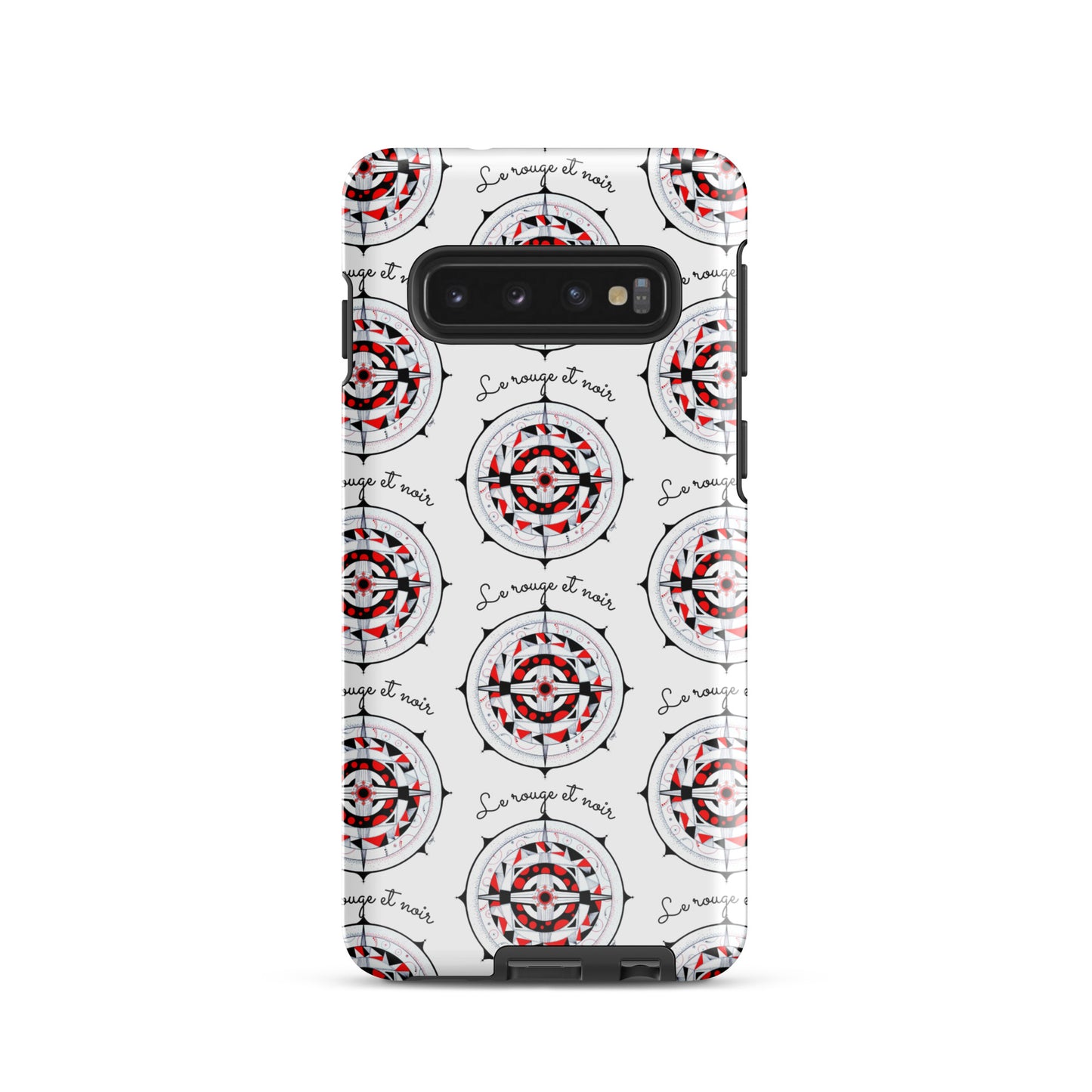 Coque solide pour Samsung® "Le rouge et noir"