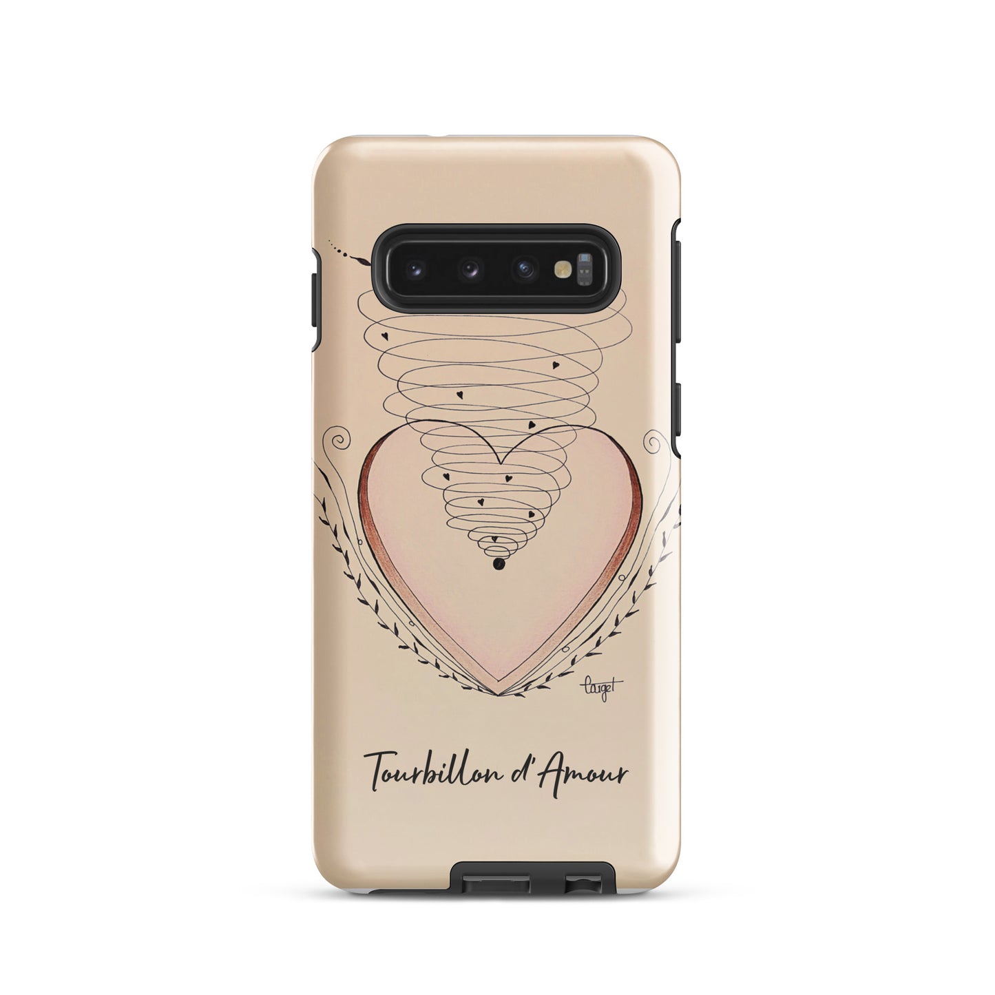 Coque solide pour Samsung® "Tourbillon d'Amour"