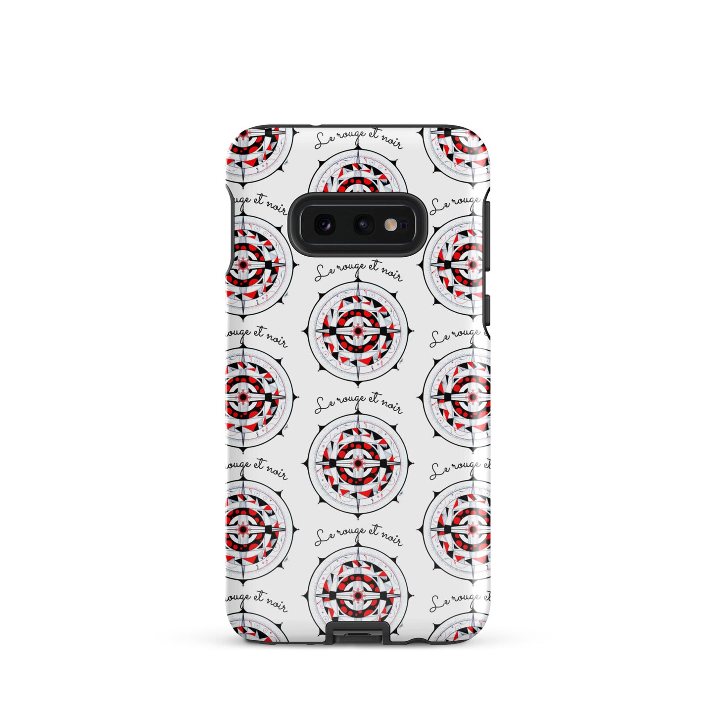 Coque solide pour Samsung® "Le rouge et noir"