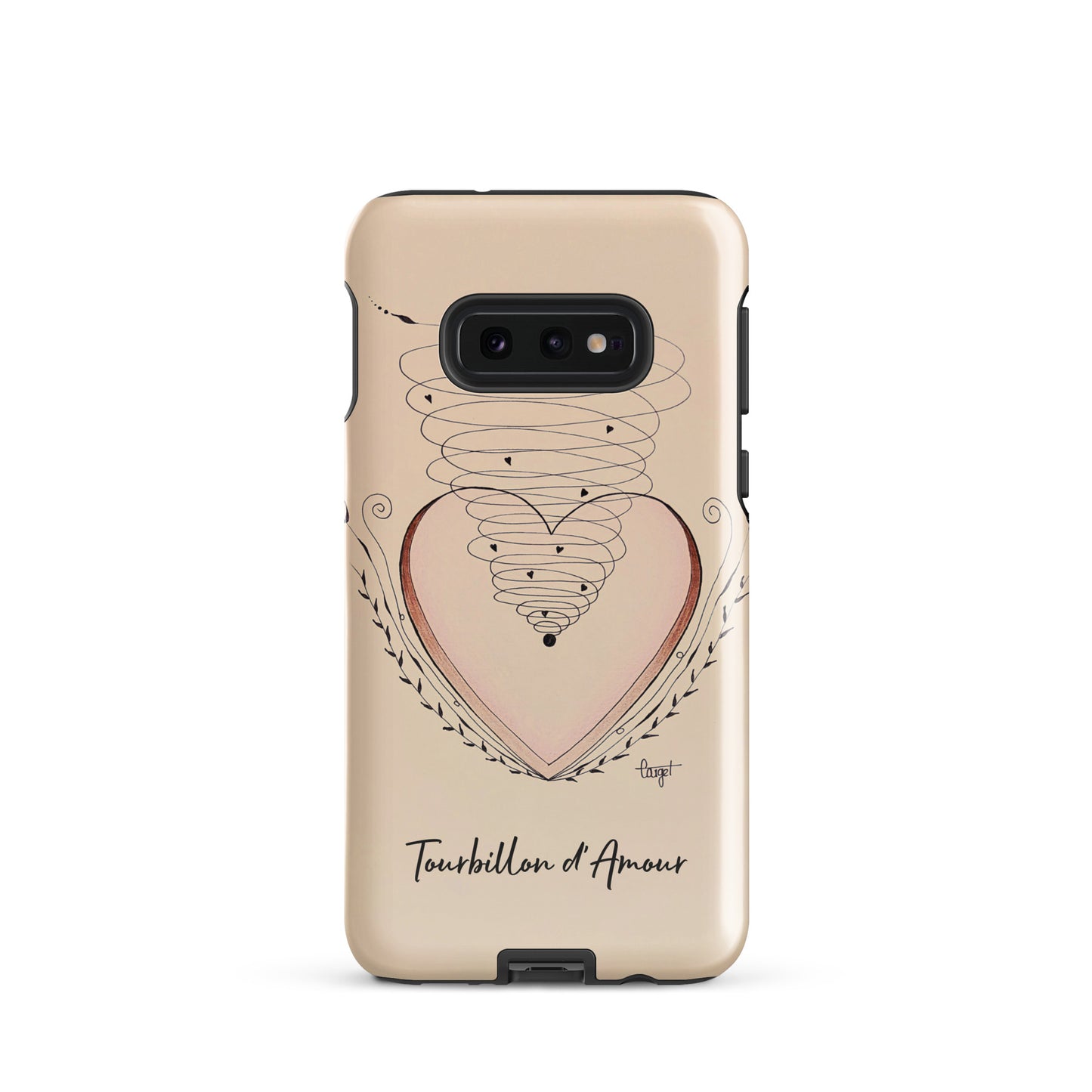Coque solide pour Samsung® "Tourbillon d'Amour"