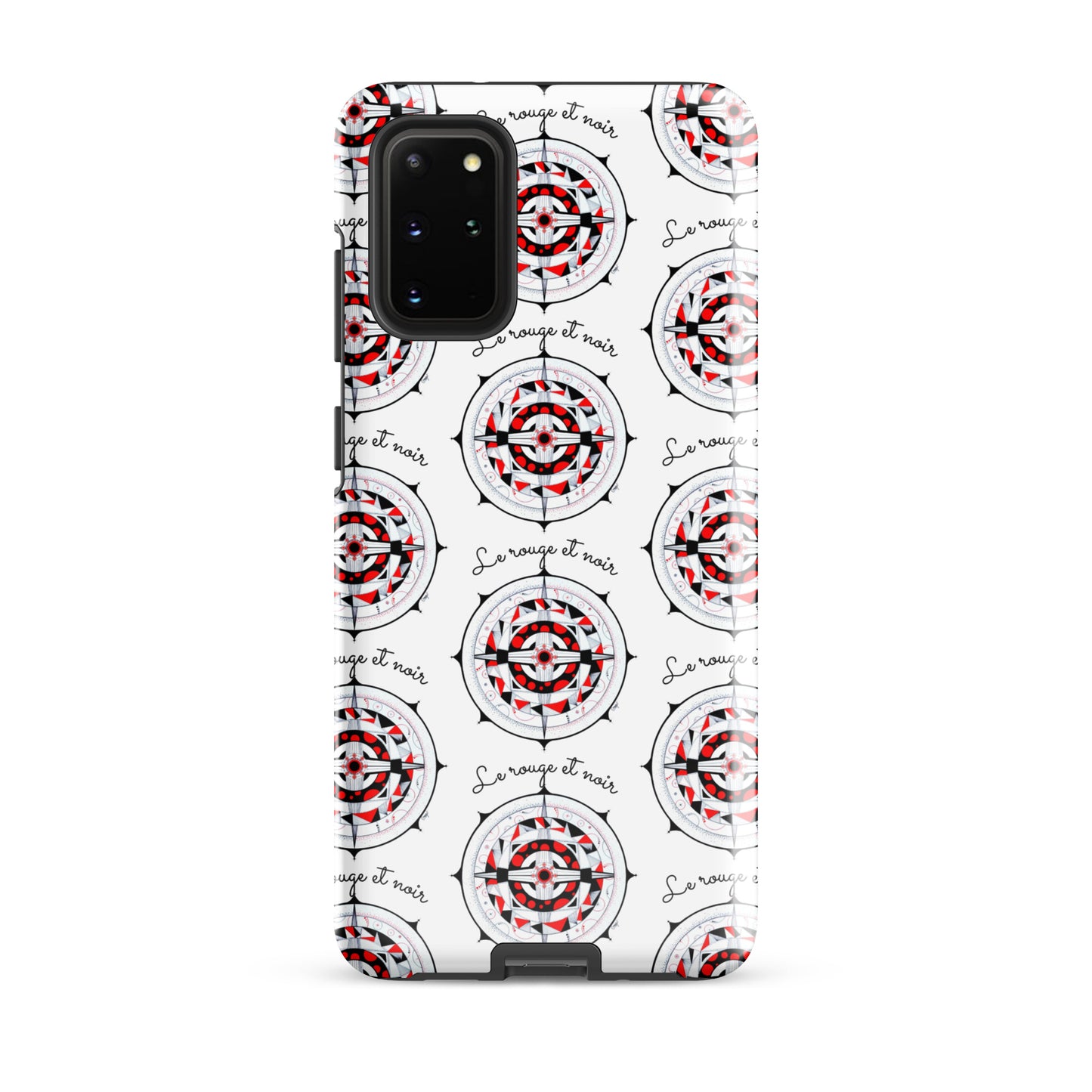 Coque solide pour Samsung® "Le rouge et noir"