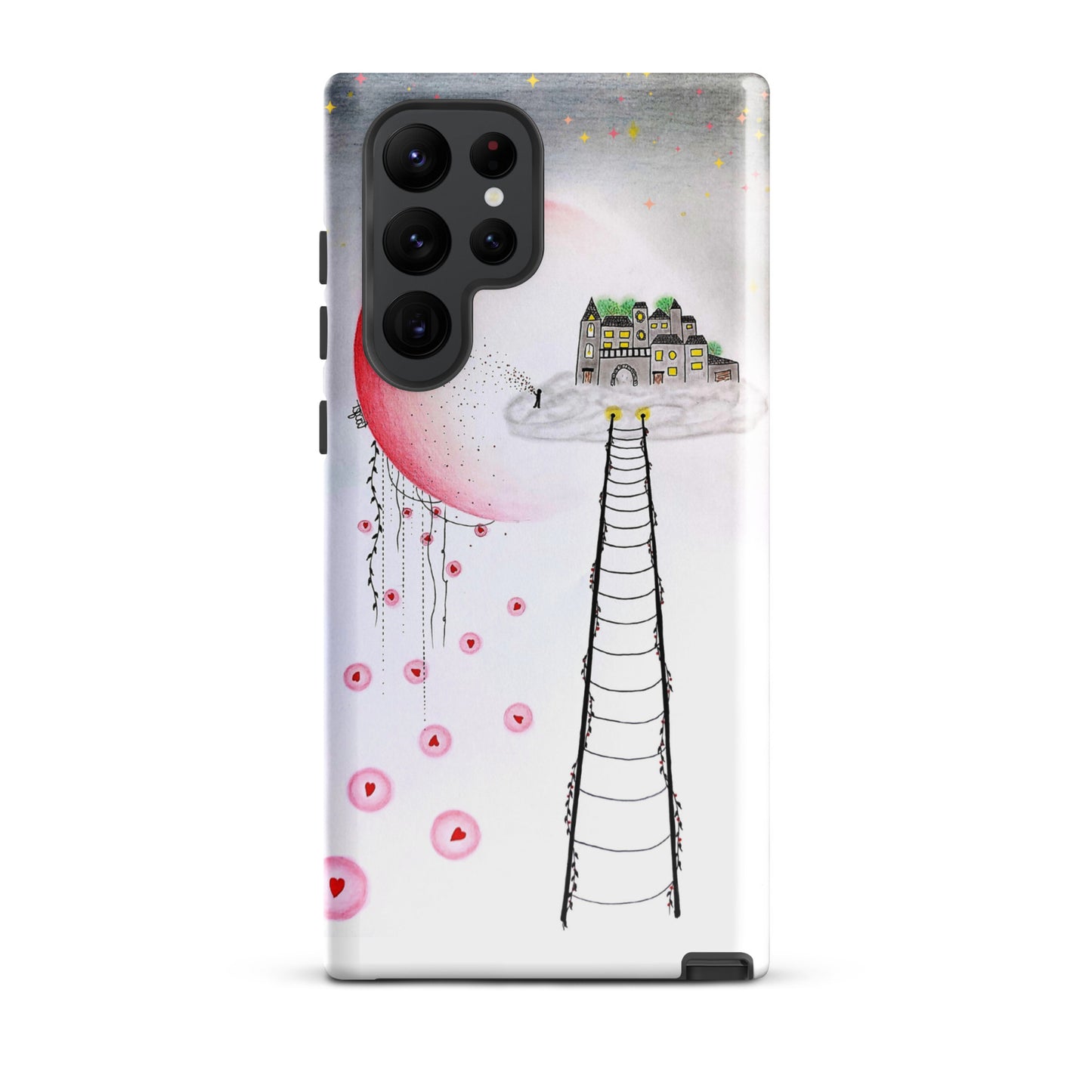 Coque solide pour Samsung® "Soyez le changement que vous voulez voir dans le monde""