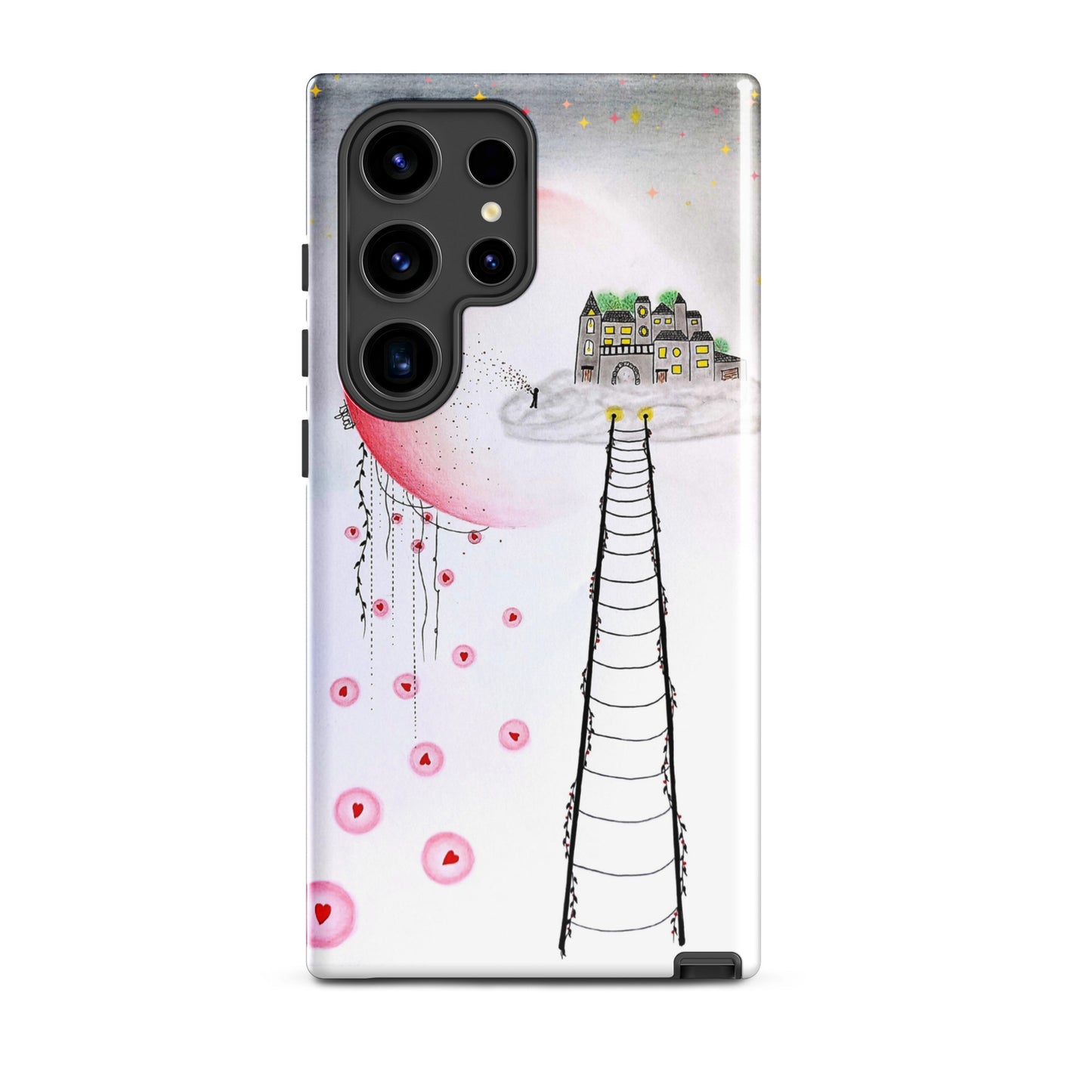 Coque solide pour Samsung® "Soyez le changement que vous voulez voir dans le monde""