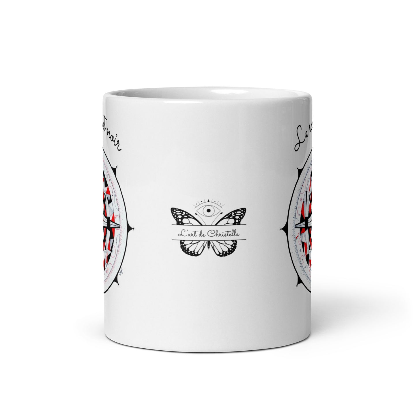 Tasse "Le rouge et noir"
