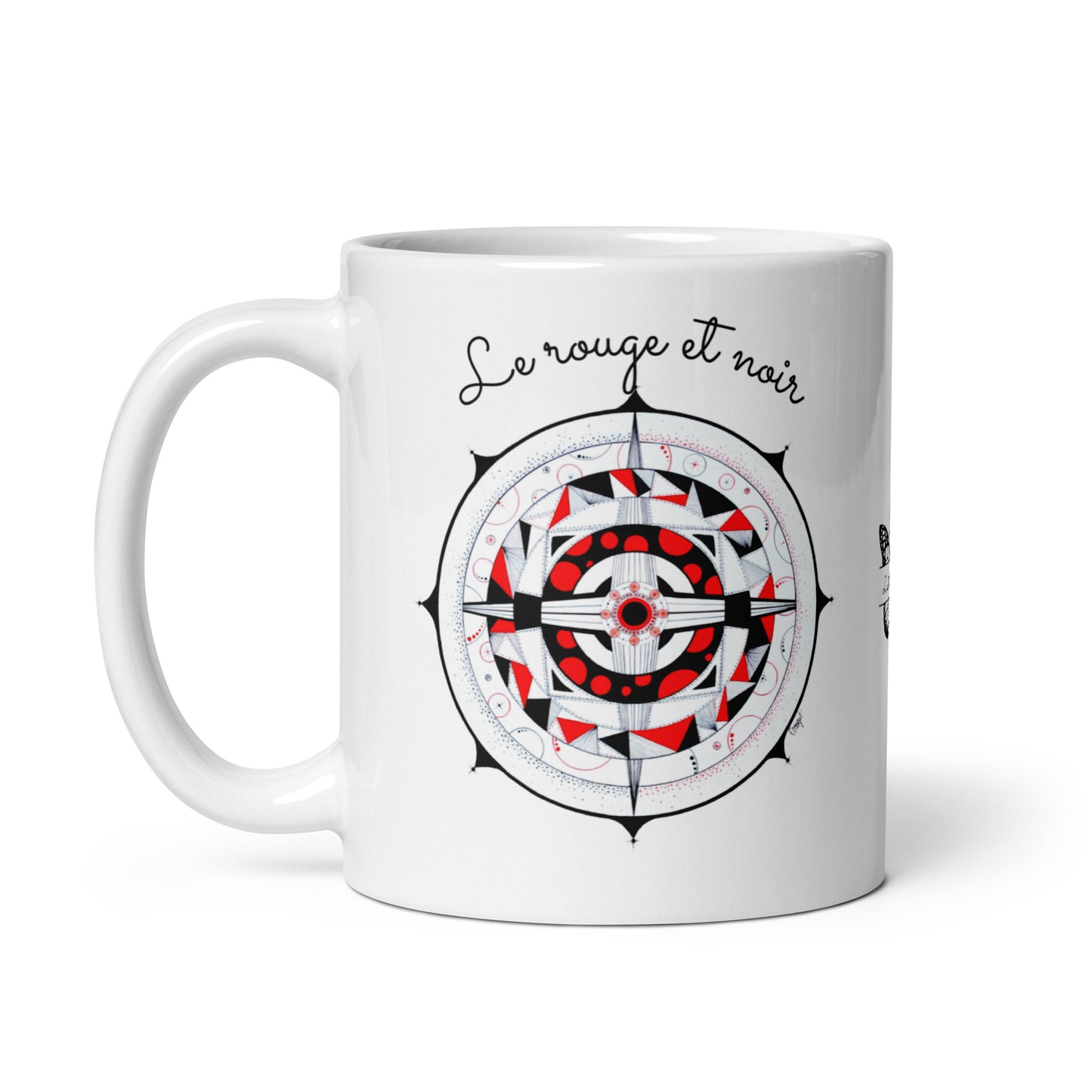 Tasse "Le rouge et noir"